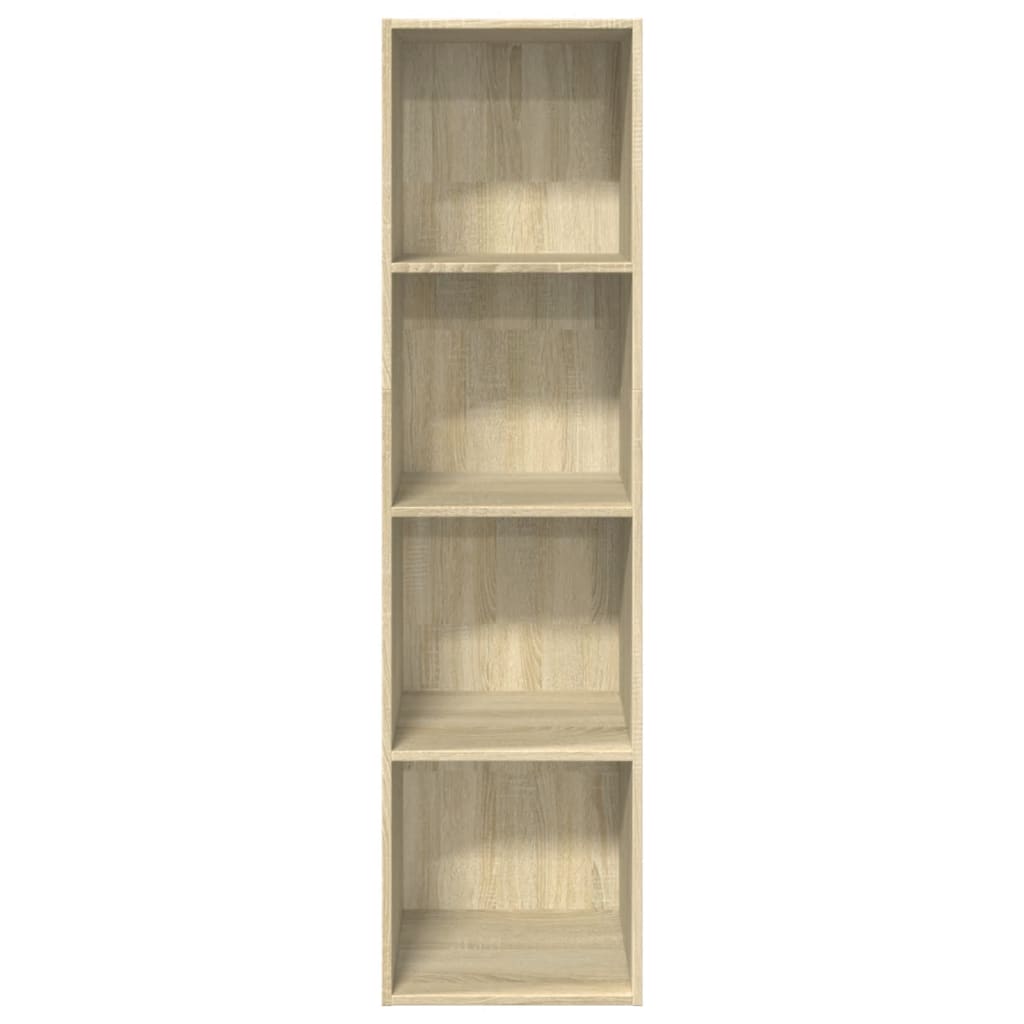 Bookcase Sonoma Oak 40x30x152 cm Engineered Wood