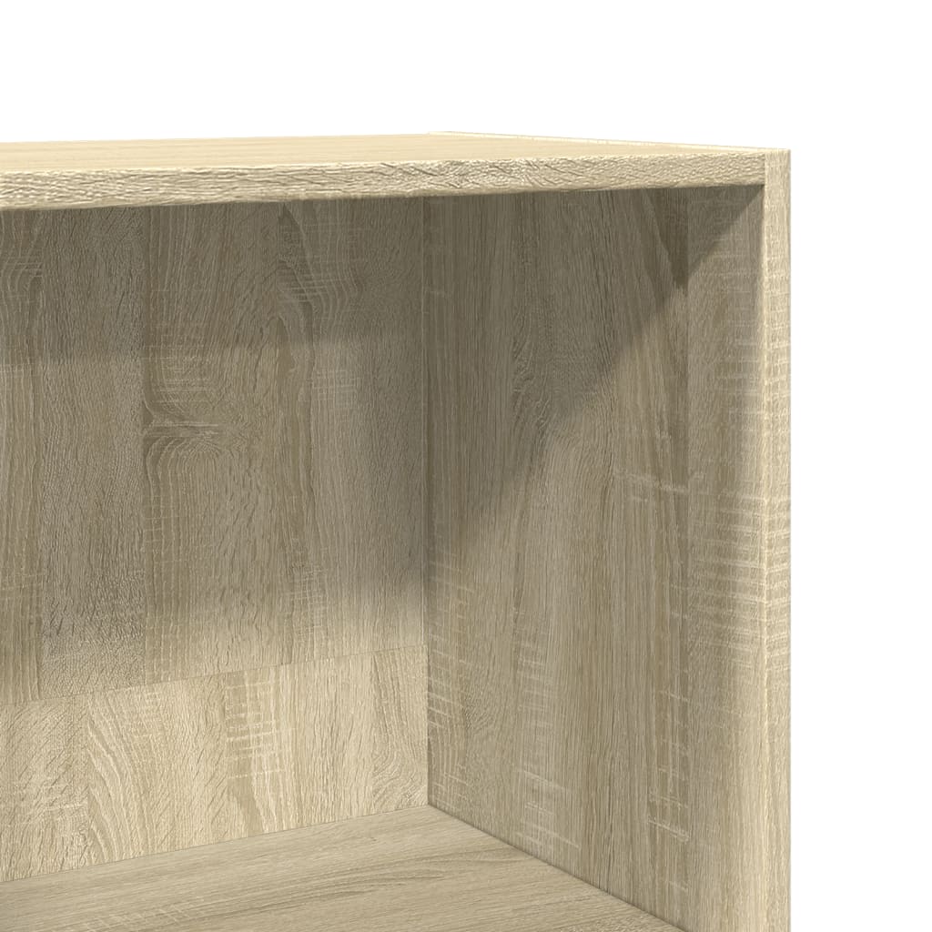 Bookcase Sonoma Oak 40x30x152 cm Engineered Wood