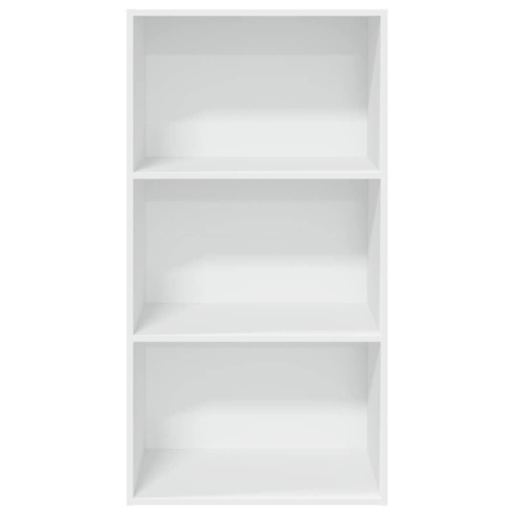 Bookcase White 60x30x114 cm Engineered Wood