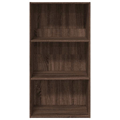 Bookcase Brown Oak 60x30x114 cm Engineered Wood