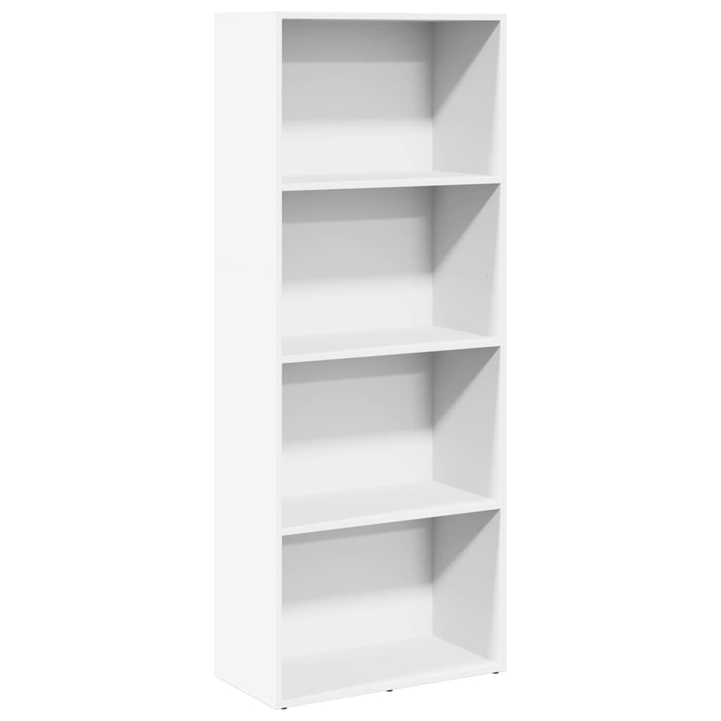 Bookcase White 60x30x152 cm Engineered Wood