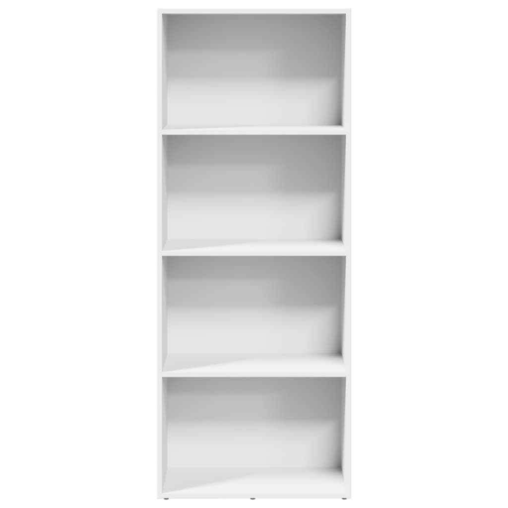 Bookcase White 60x30x152 cm Engineered Wood