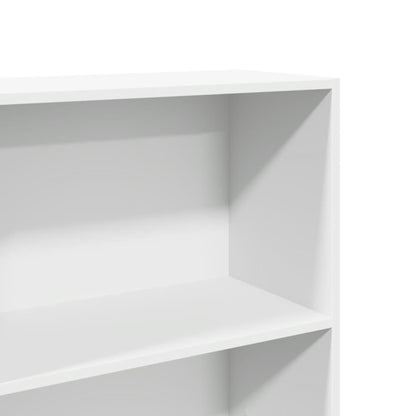 Bookcase White 60x30x152 cm Engineered Wood