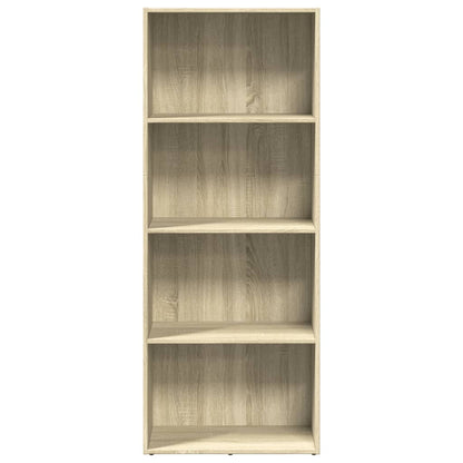 Bookcase Sonoma Oak 60x30x152 cm Engineered Wood