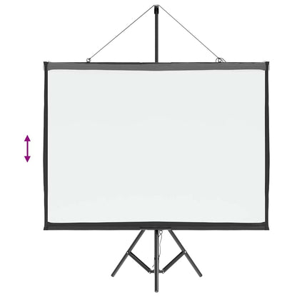 Projection Screen with Tripod 72 Inch 4:3