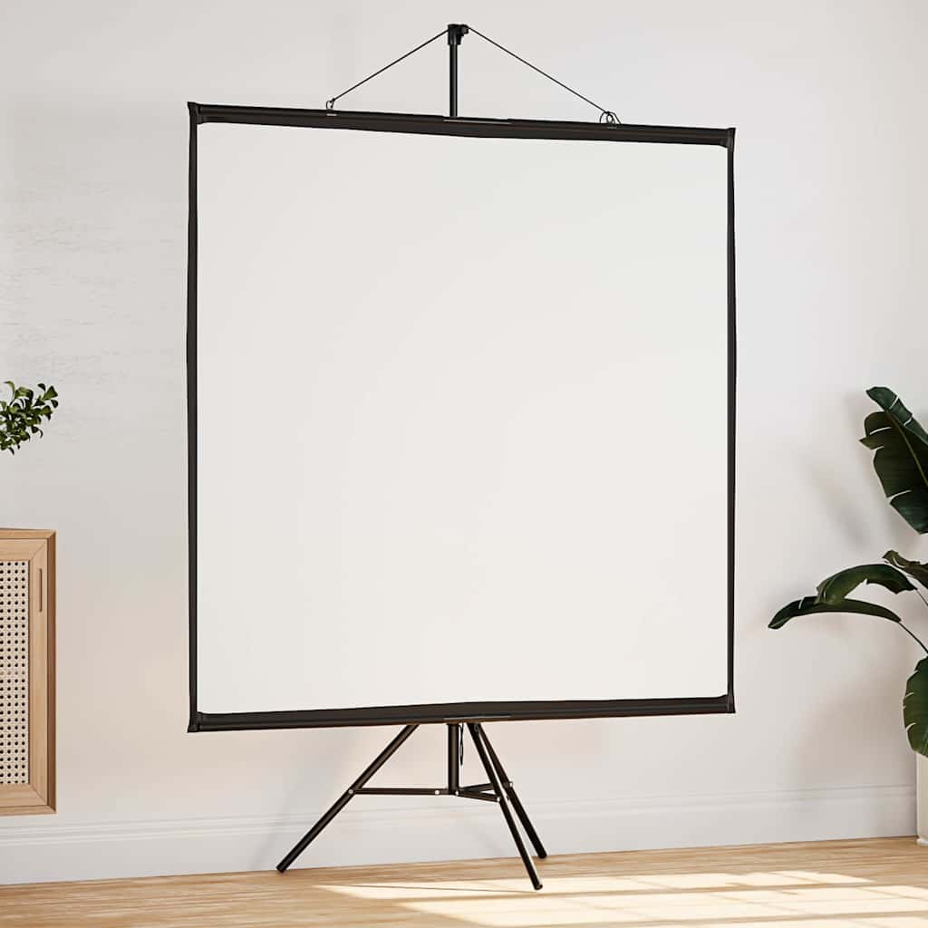 Projection Screen with Tripod 81 Inch 1:1