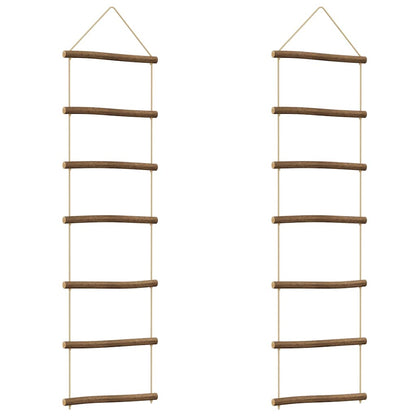 Wall Decorations Ladder-Shaped 2 pcs 30x100 cm Natural Branch