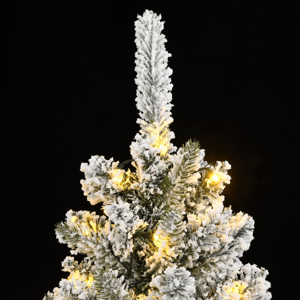 Artificial Christmas Tree 150 LEDs and Flocked Snow 150 cm