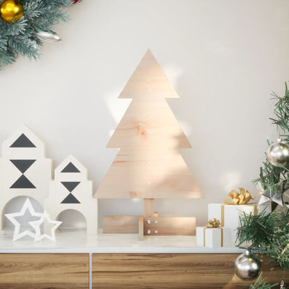 Wooden Christmas Tree for Decoration 60 cm Solid Wood Pine