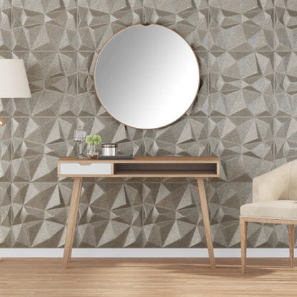 Wall Panels 12 pcs Beton 50x50 cm XPS 3 m² Diamond