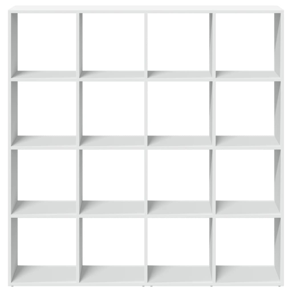 Book Cabinet White 137.5x29x137.5 cm Engineered Wood