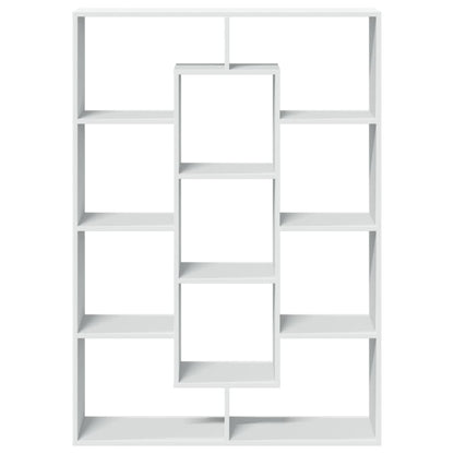 Book Cabinet White 102x29x143 cm Engineered Wood