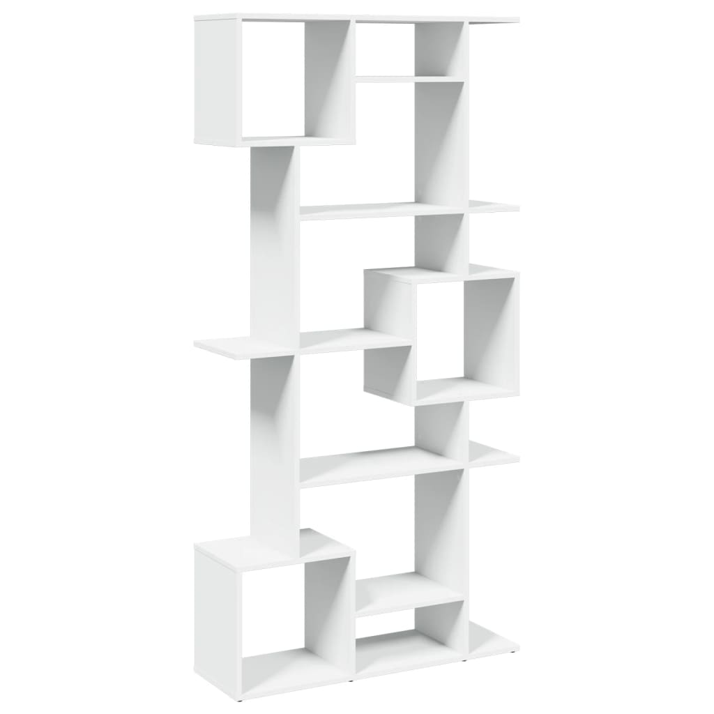 Book Cabinet White 92x29x188 cm Engineered Wood