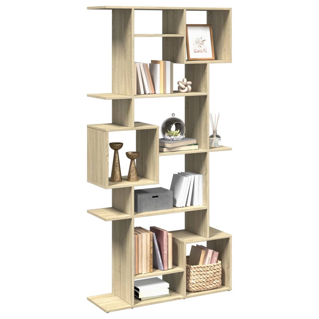 Book Cabinet Sonoma Oak 92x29x188 cm Engineered Wood