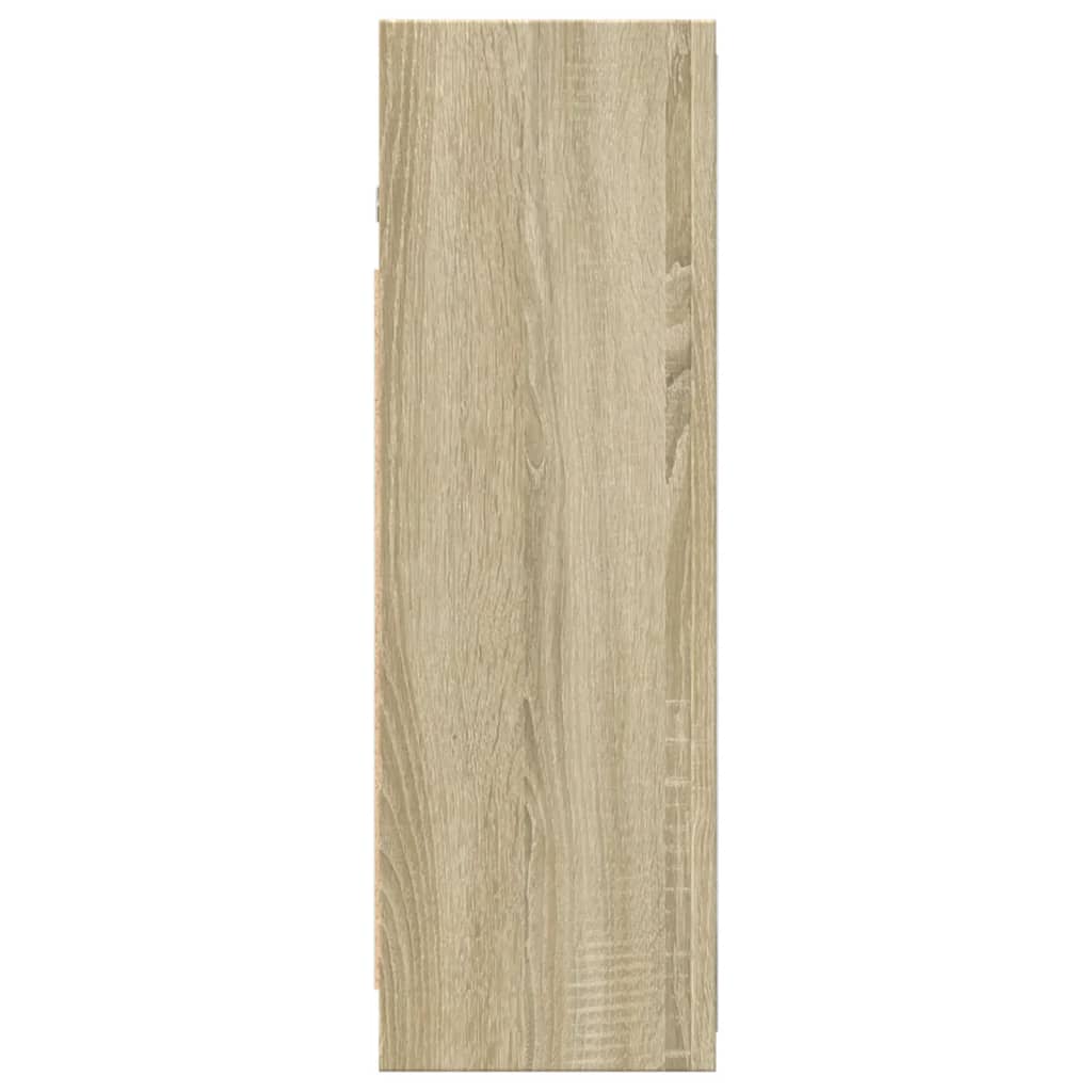 Bathroom Mirror Cabinet Sonoma Oak 62.5x20.5x64 cm Engineered Wood