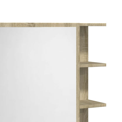 Bathroom Mirror Cabinet Sonoma Oak 62.5x20.5x64 cm Engineered Wood