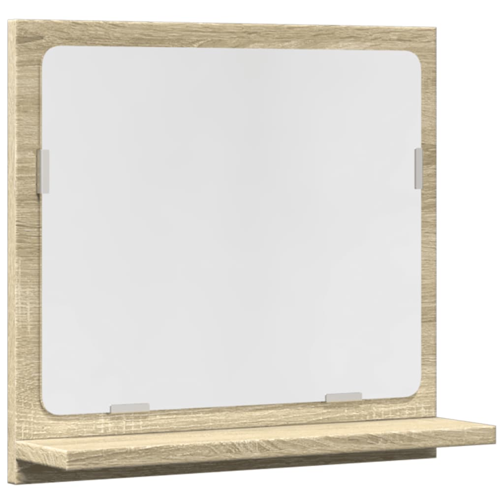 Bathroom Mirror Cabinet Sonoma Oak 40x11x37 cm Engineered Wood