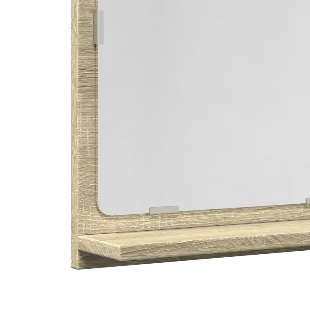 Bathroom Mirror Cabinet Sonoma Oak 40x11x37 cm Engineered Wood