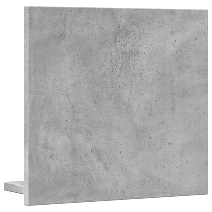 Bathroom Mirror Cabinet Concrete Grey 40x11x37 cm Engineered Wood