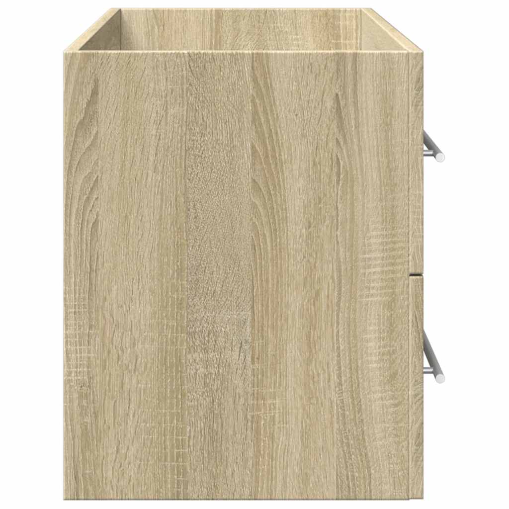 Sink Cabinet Sonoma Oak 100x38.5x48 cm Engineered Wood