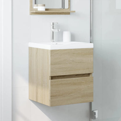 Sink Cabinet Sonoma Oak 41x38.5x45 cm Engineered Wood