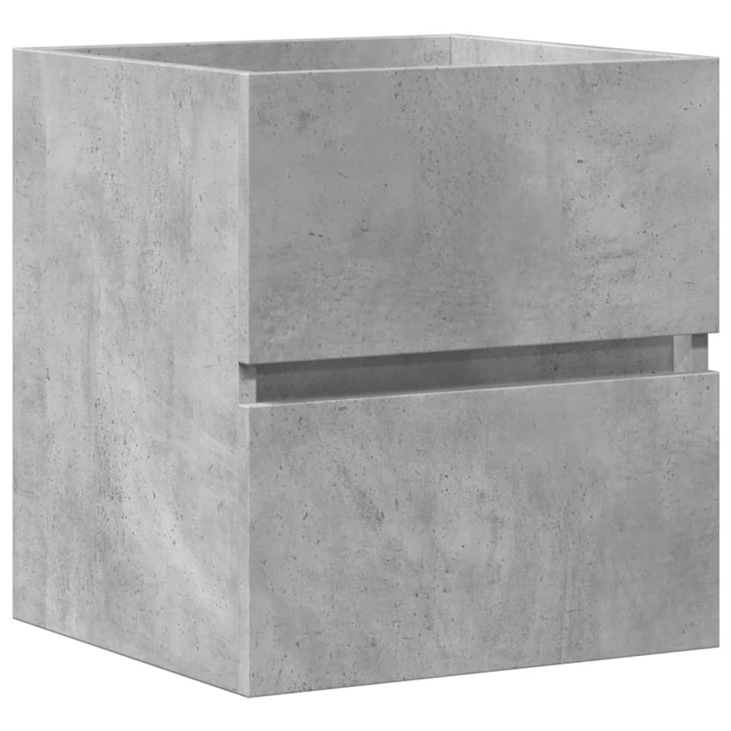 Sink Cabinet Concrete Grey 41x38.5x45 cm Engineered Wood