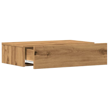 TV Cabinet with LED Lights Artisan Oak 60x35x15.5 cm