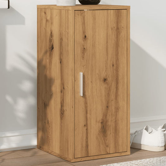 Shoe Cabinet Artisan Oak 32x35x70 cm Engineered Wood