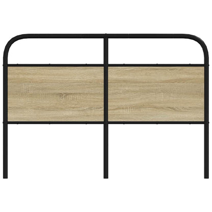 Headboard Sonoma Oak 140 cm Steel and Engineered Wood