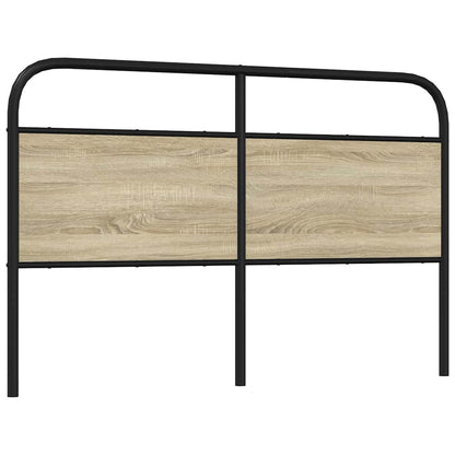 Headboard Sonoma Oak 150 cm Steel and Engineered Wood