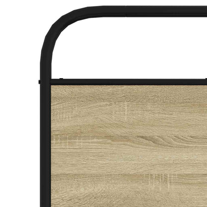 Headboard Sonoma Oak 190 cm Steel and Engineered Wood