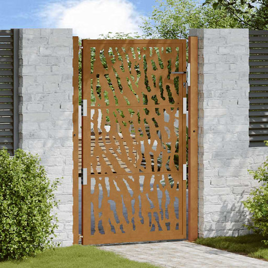 Garden Gate 105x155 cm Weathering Steel Trace Design