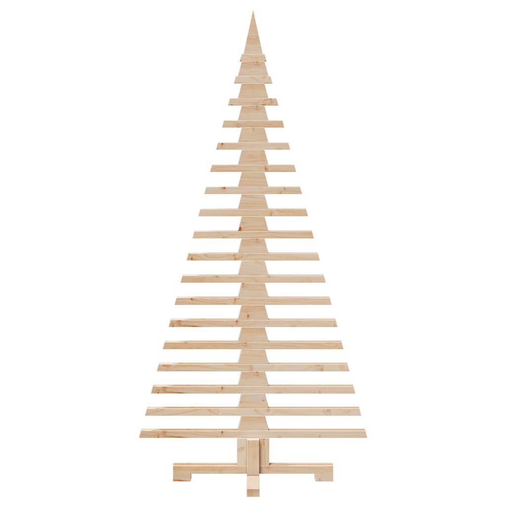 Wooden Christmas Tree for Decoration 150 cm Solid Wood Pine