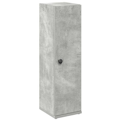 Bathroom Cabinet with Roll Holder Concrete Grey 20.5x22x72 cm