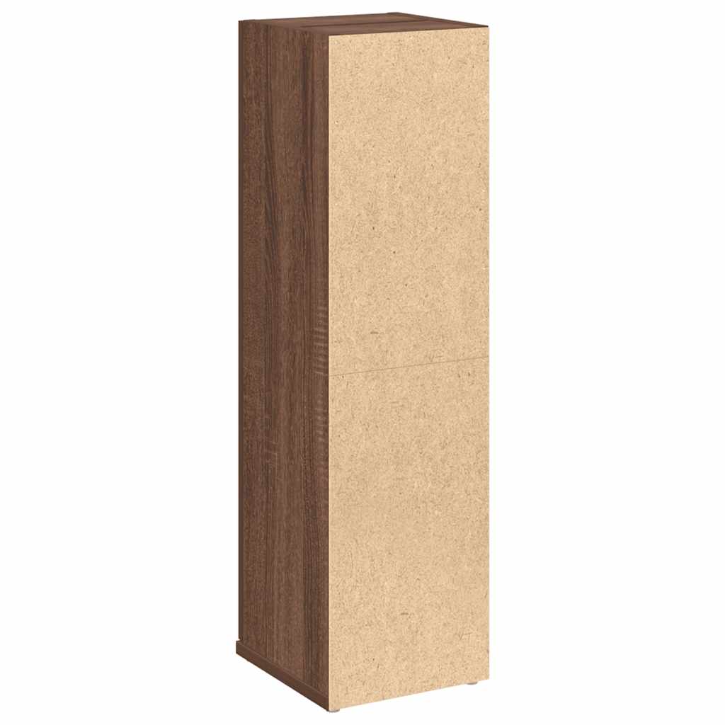 Bathroom Cabinet with Roll Holder Brown Oak 20.5x22x72 cm