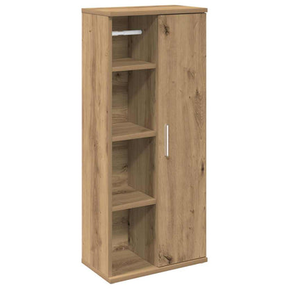 Bathroom Cabinet with Roll Holder Artisan Oak 39x22x90 cm