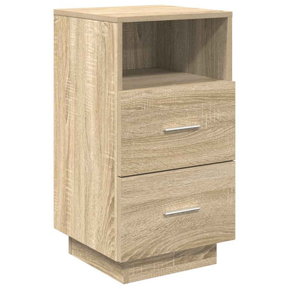 Bedside Cabinet with 2 Drawers Sonoma Oak 36x36x68 cm