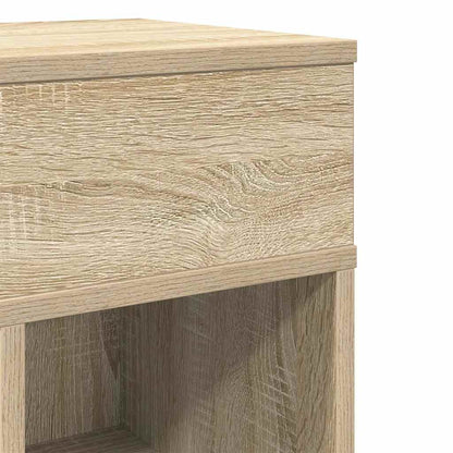 Bedside Cabinet with Drawer Sonoma Oak 25x31x66 cm