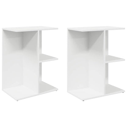 Bedside Tables 2 pcs White 46.5x29x61 cm Engineered Wood