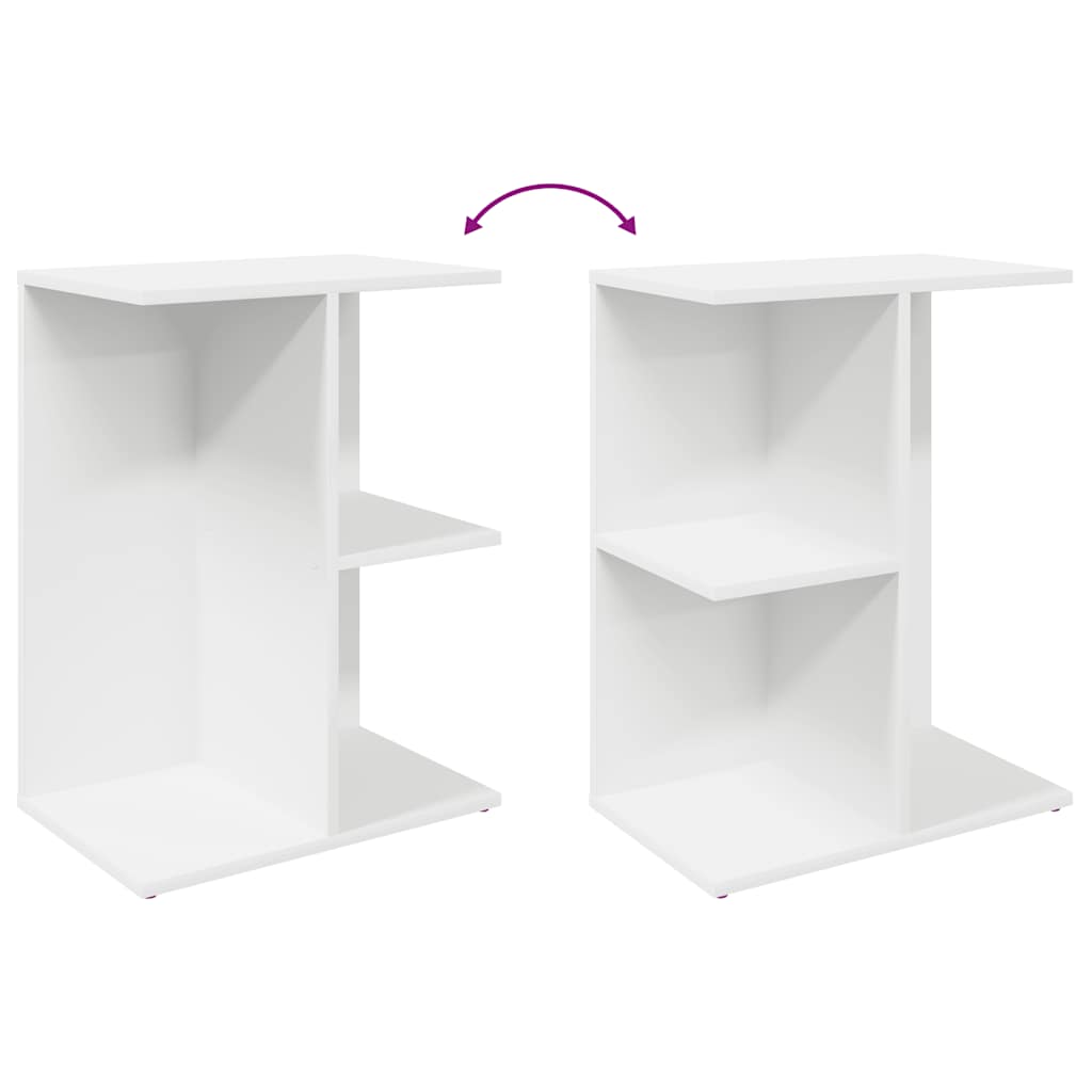 Bedside Tables 2 pcs White 46.5x29x61 cm Engineered Wood