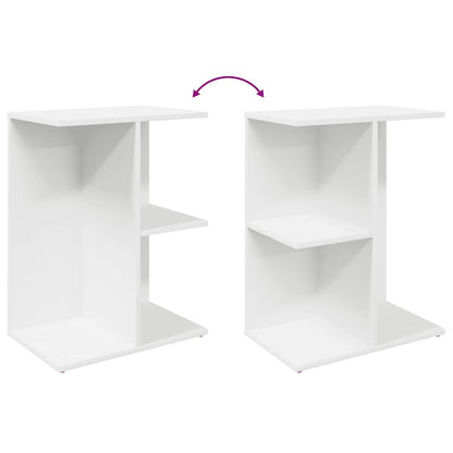 Bedside Tables 2 pcs White 46.5x29x61 cm Engineered Wood