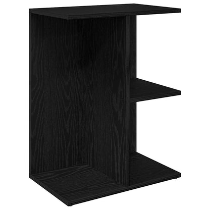 Bedside Tables 2 pcs Black Oak 46.5x29x61 cm Engineered Wood