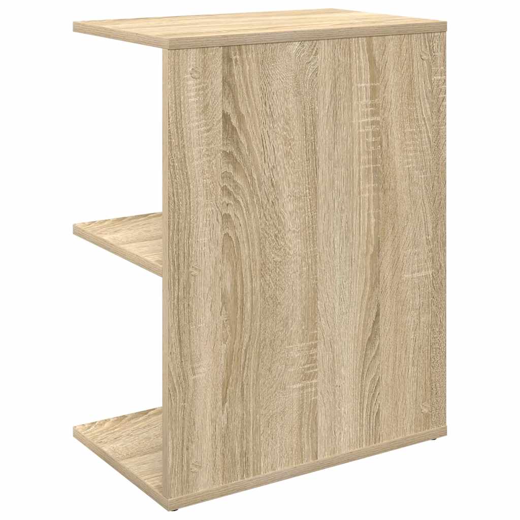 Bedside Table Sonoma Oak 46.5x29x61 cm Engineered Wood