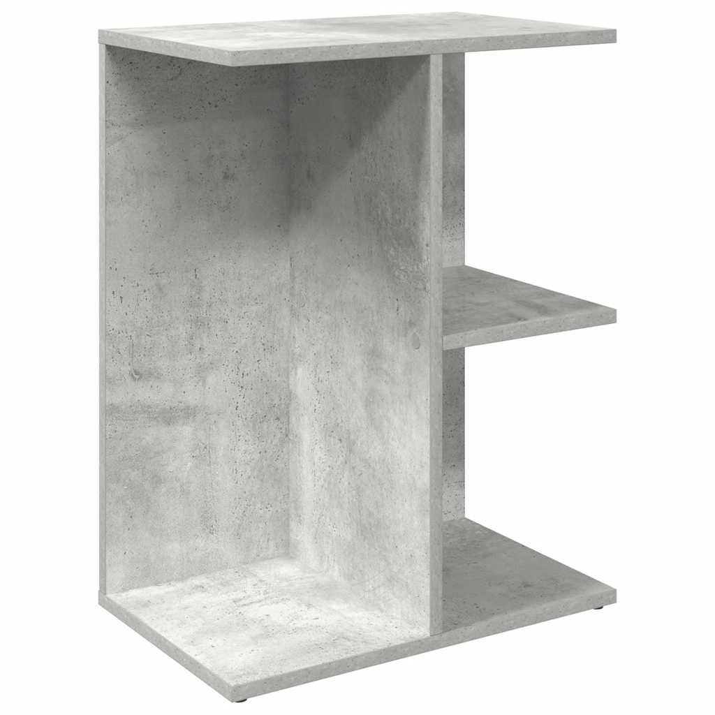 Bedside Table Concrete Grey 46.5x29x61 cm Engineered Wood