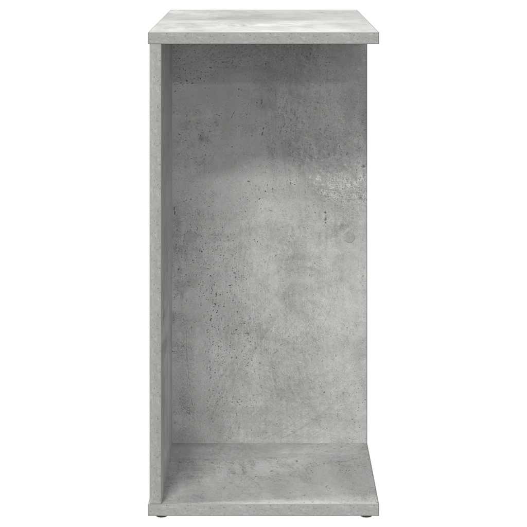 Bedside Table Concrete Grey 46.5x29x61 cm Engineered Wood