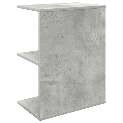 Bedside Table Concrete Grey 46.5x29x61 cm Engineered Wood