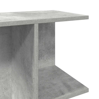 Bedside Table Concrete Grey 46.5x29x61 cm Engineered Wood