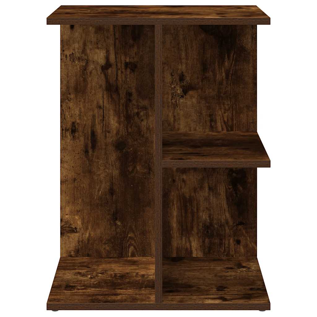 Bedside Table Smoked Oak 46.5x29x61 cm Engineered Wood