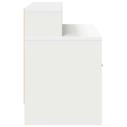 Bedside Cabinets with Drawer 2 pcs White 51x31x47 cm