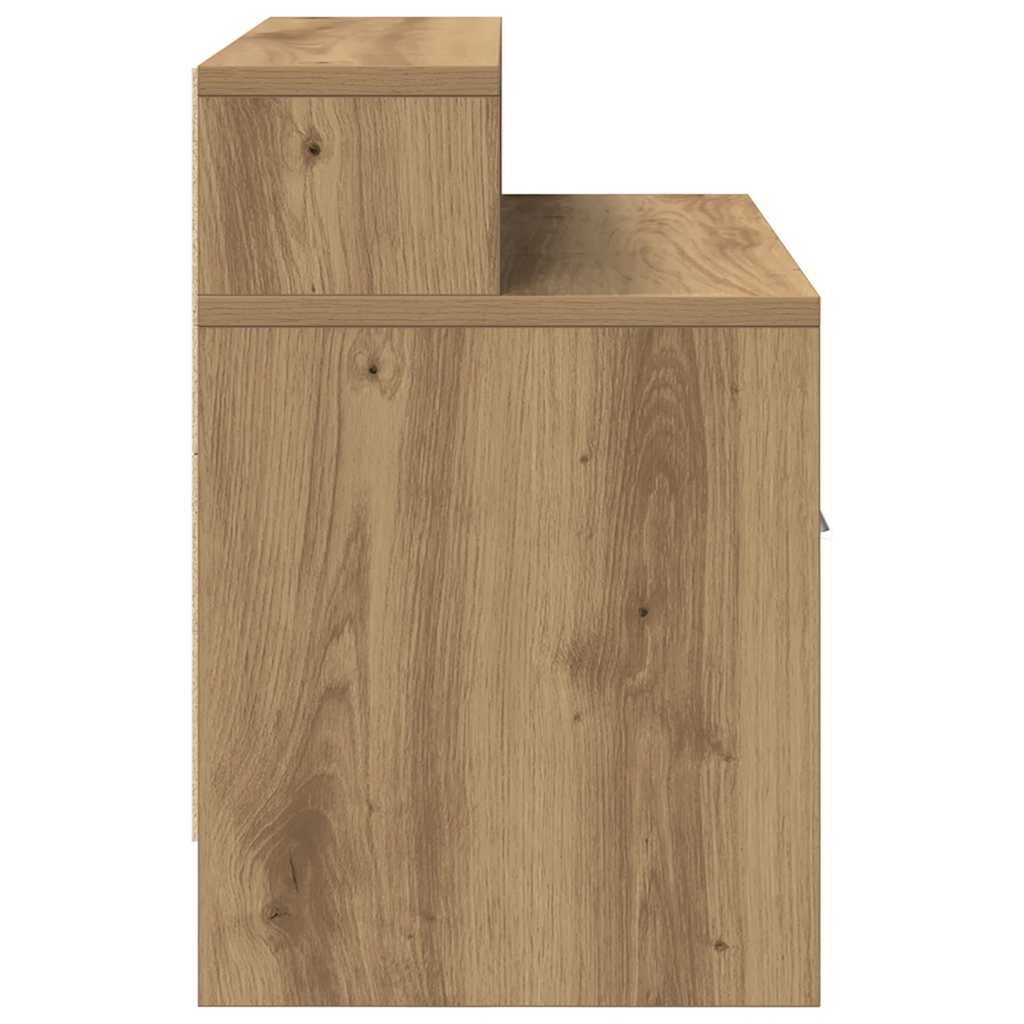 Bedside Cabinets with Drawer 2 pcs Artisan Oak 51x31x47 cm